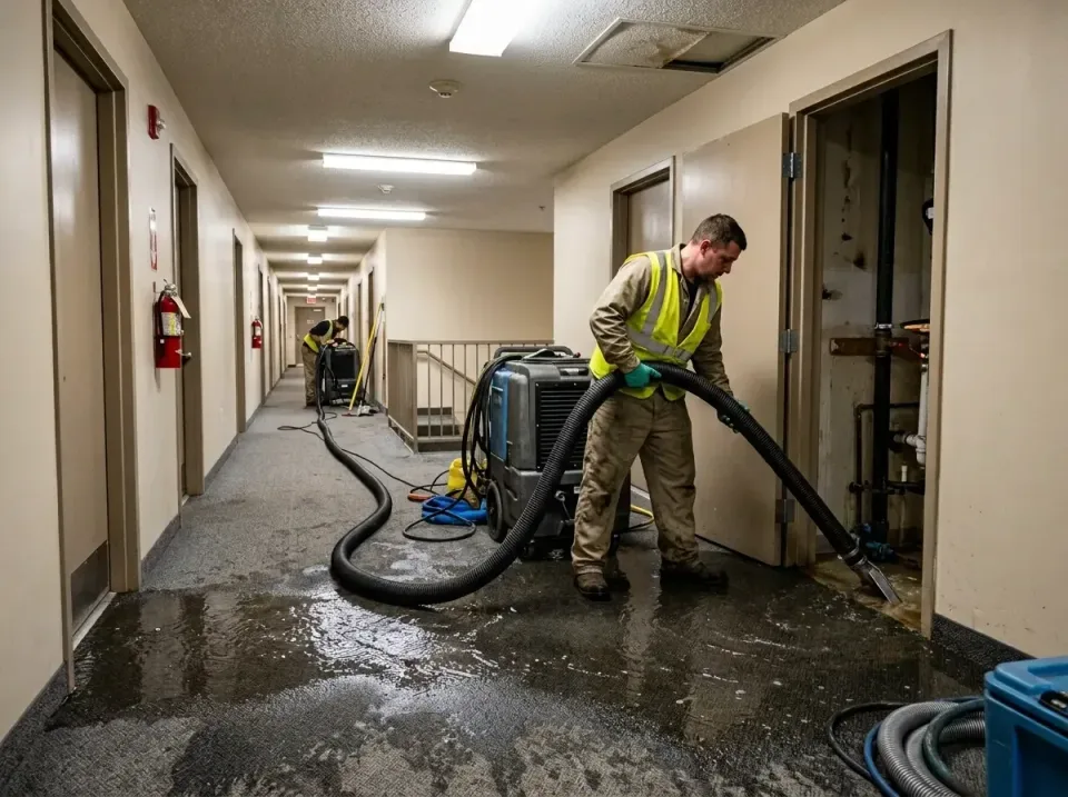 multi-unit-apartment-hallway-f-005 — frequently asked questions, Emergency Burst Pipe Water Extraction & Removal in Winston-…